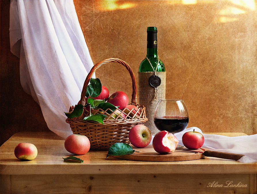 Фото жизнь (light) - Alina  Lankina - корневой каталог - Корзина с яблоками
