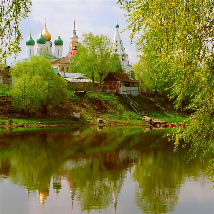 на Москва-реке.