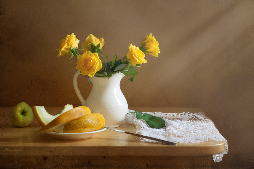Фото жизнь - Alina  Lankina - корневой каталог - С желтыми розами