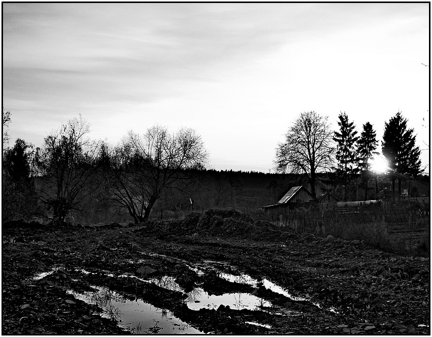 Фото жизнь (light) - JOPT - ГОРОДА И ДЕРЕВНИ - Закат в деревне Евсеево во всей красе