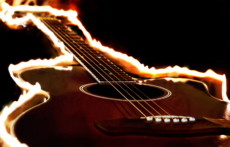 Фото жизнь (light) - Владимир Карпенюк - Things - burning guitar