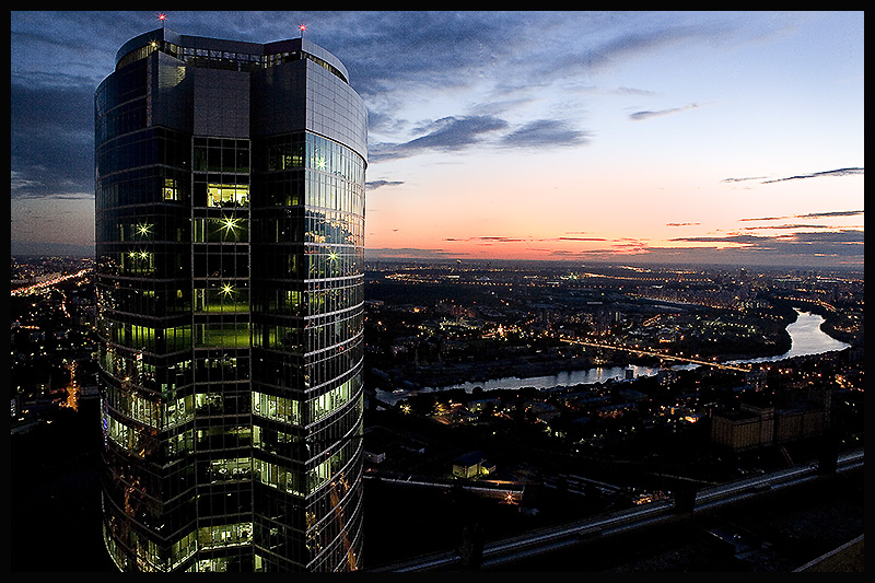 Вид из "Москва-Сити. 72 этаж"