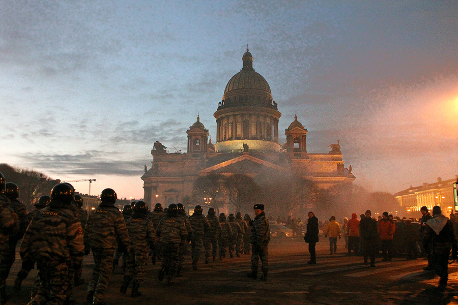 Фото жизнь (light) - Dreval Aleksandra - Протест  - Митинг на Исаакиевской площади.