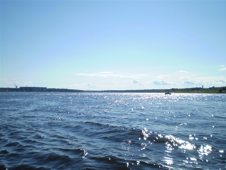 соединение Ладожского озера и Невы