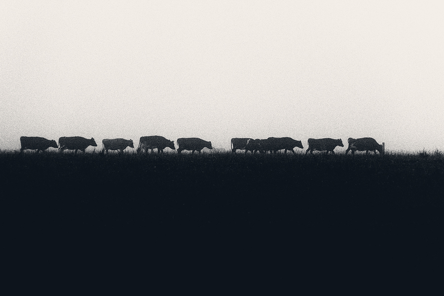 Фото жизнь (light) - PhotoSD - Новая Зеландия - Коровки в тумане