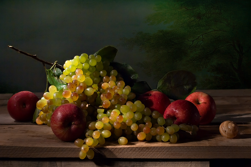 Фото жизнь (light) - Krassula - Still life - виноградно-яблочный
