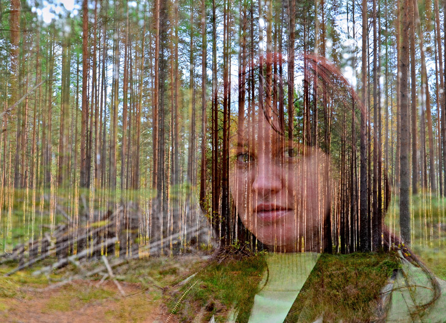Фото жизнь (light) - Дмитрий Рожанский - Мультиэкспозиция - Лесной портрет