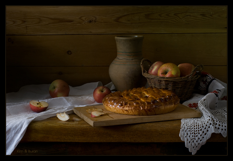 Фото жизнь (light) - Kим и Буран - Still Life - натюрморт с яблочным пирогом
