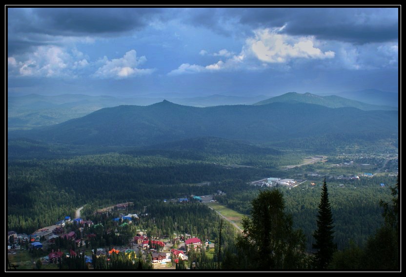 Фото жизнь (light) - Дмитрий Галеев - Летний Шерегеш - Вид с горы Зеленая