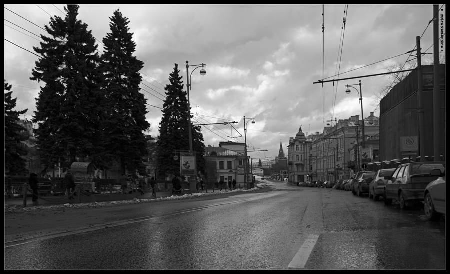 Фото жизнь (light) - А Гольденштейн - Московские улочки. - Пасмурное утро...