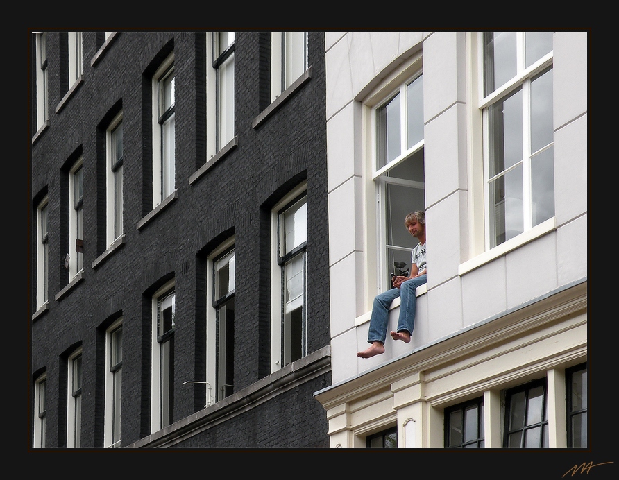 Фото жизнь (light) - Marina Ilchenko - Лица Амстердама - Из своего окна