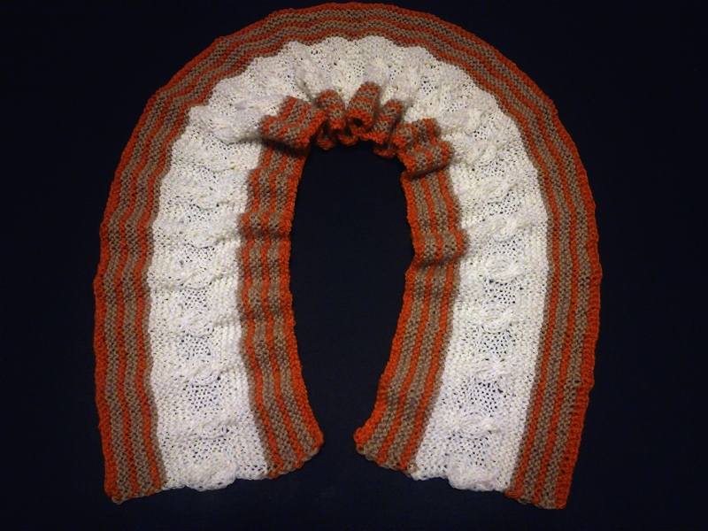 Фото жизнь (light) - Katrusya - Моё вязание. Мy knitting - Шарф, шерсть+акрил, 18х130 см, 01.2013