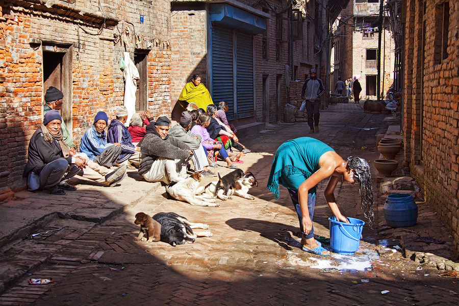 Фото жизнь (light) - Slavado   - Непал - Принять ванну по-непальски