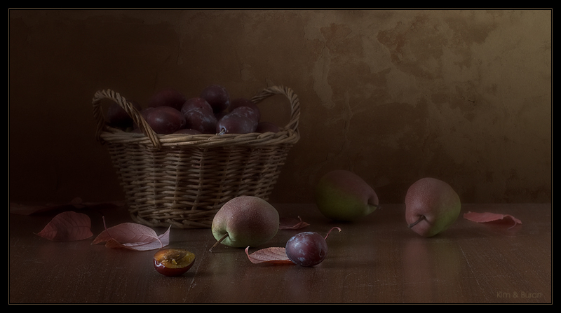 Фото жизнь (light) - Kим и Буран - Still Life - этюд с грушами и сливами