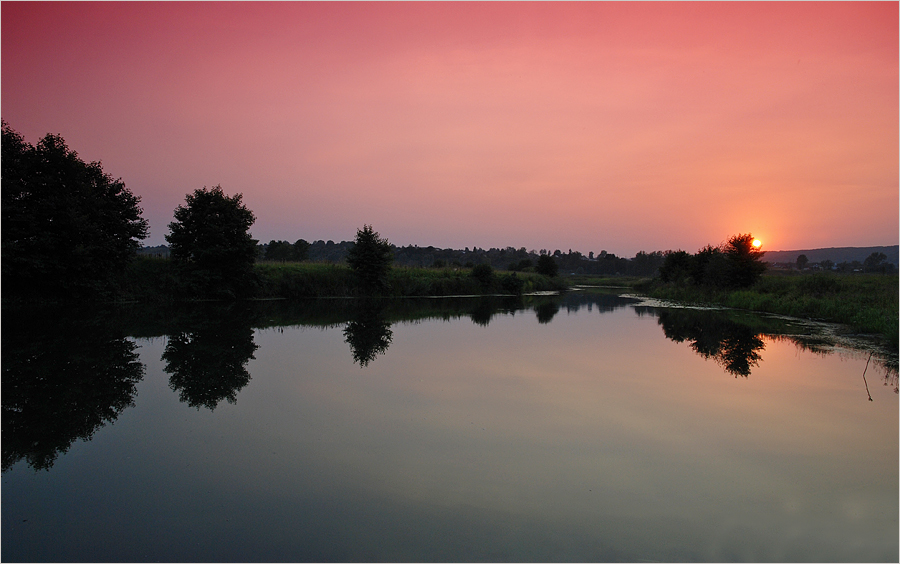 Фото жизнь (light) - Михаил Филиппов  - Старое русло древней реки - По зеркалу заката