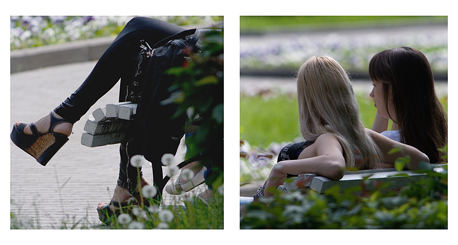 Фото жизнь (light) - Александр Клёнов - Разное - Девчата на скамейке