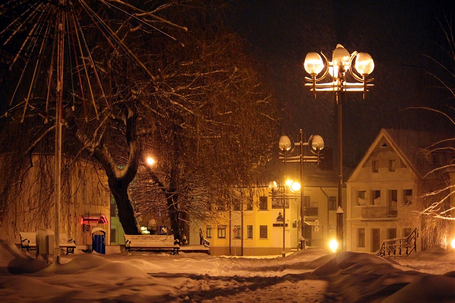 Зима в провинциальном городке