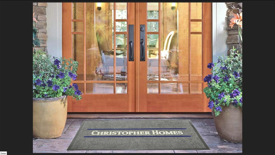 Custom Flocked Berber Mat