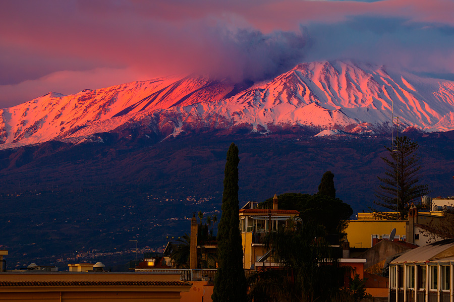 Фото жизнь (light) - Slavado   - Сицилия - Этна в утреннем багрянце