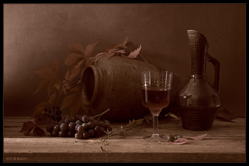 Фото жизнь (light) - Kим и Буран - Still Life - натюрморт с молодым вином