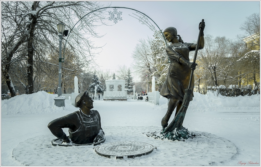 Дунул лёгкий ветерок...