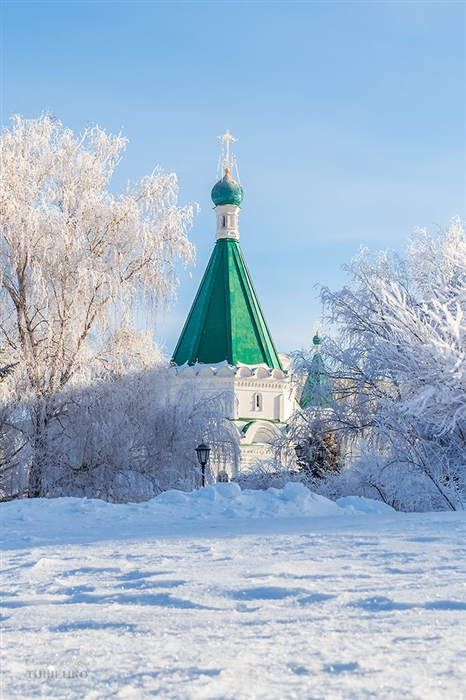 Зима в Нижегородском Кремле