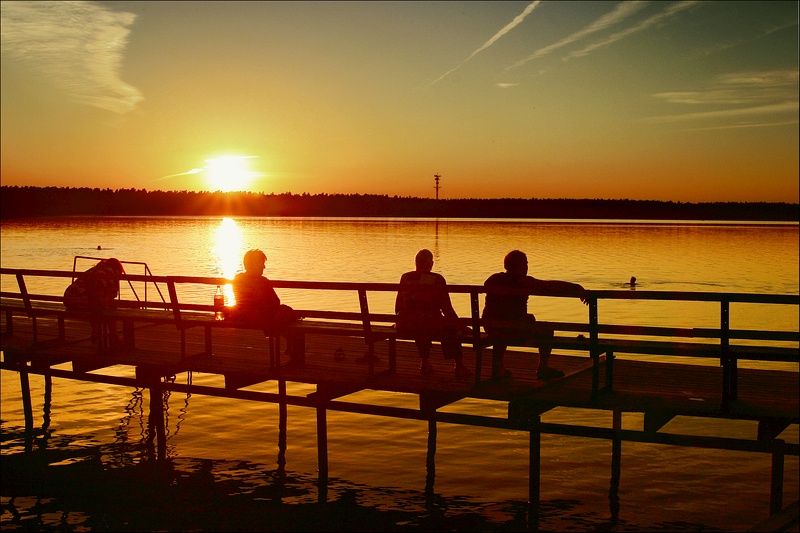 Фото жизнь (light) - Lisovsky - Пейзажи - Закат на озере Белом.