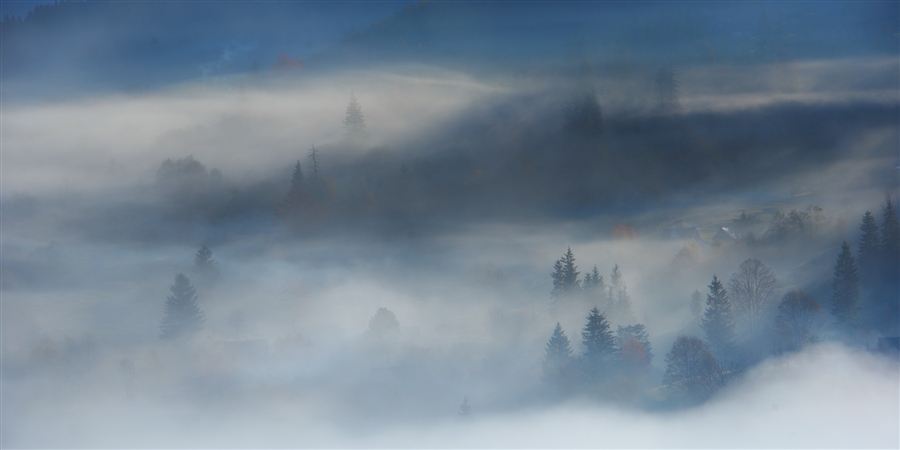 Фото жизнь (light) - Nillant - корневой каталог - Нежась в утреннем тумане, спит село