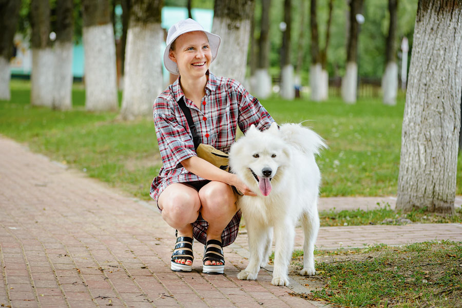 Фото жизнь - Анатолий Сидоренков - корневой каталог - Девушка с собакой.