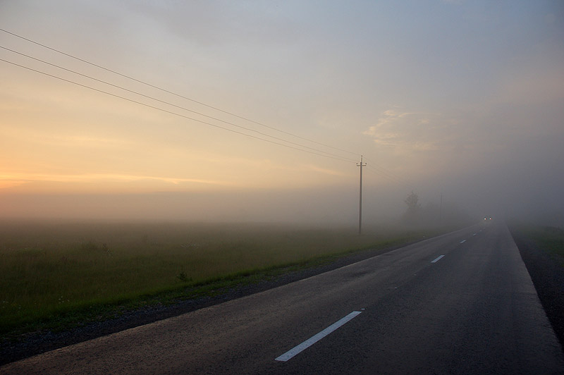 Фото жизнь (light) - Pastor - ПЕЙЗАЖИ - Туман на дороге