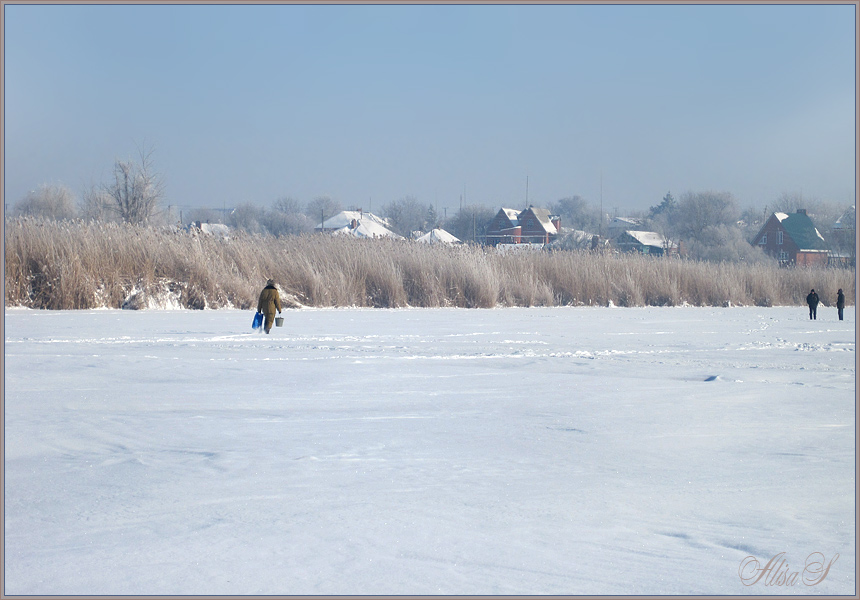 Фото жизнь (light) - vedeneya - корневой каталог - Рыбаки, зимой.