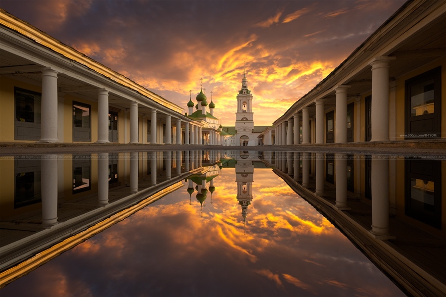 Красные ряды. Город Кострома (Россия)