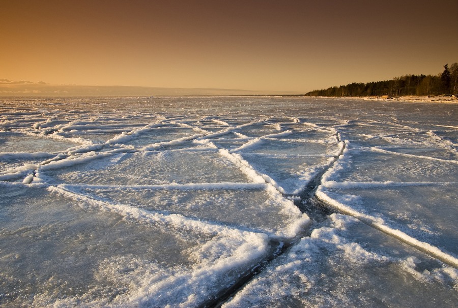 Фото жизнь - Павел Алексеев - Природа,пейзажи - Залив встаёт,мороз крепчает