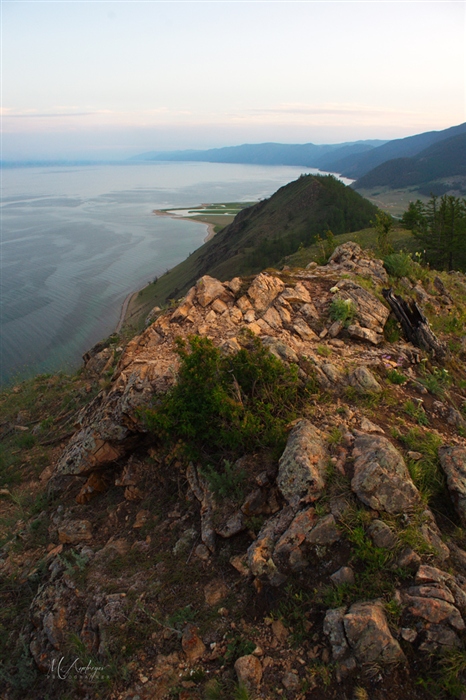 Вид на Байкал с Байкальского хребта