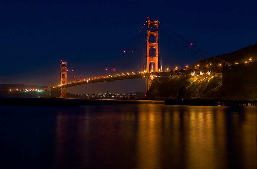 Фото жизнь (light) - Irina_Novosyolova - Строения человеческие - Ночной Golden Gate