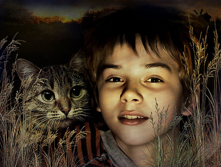Фото жизнь - alla-soul - детки - о мальчике и коте, который не любил ночные прогулки...;)