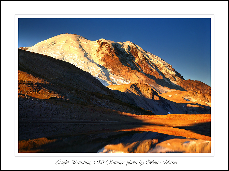 Фото жизнь - Ben Marar - корневой каталог - Light Painting.Mt.Rainier N.P.
