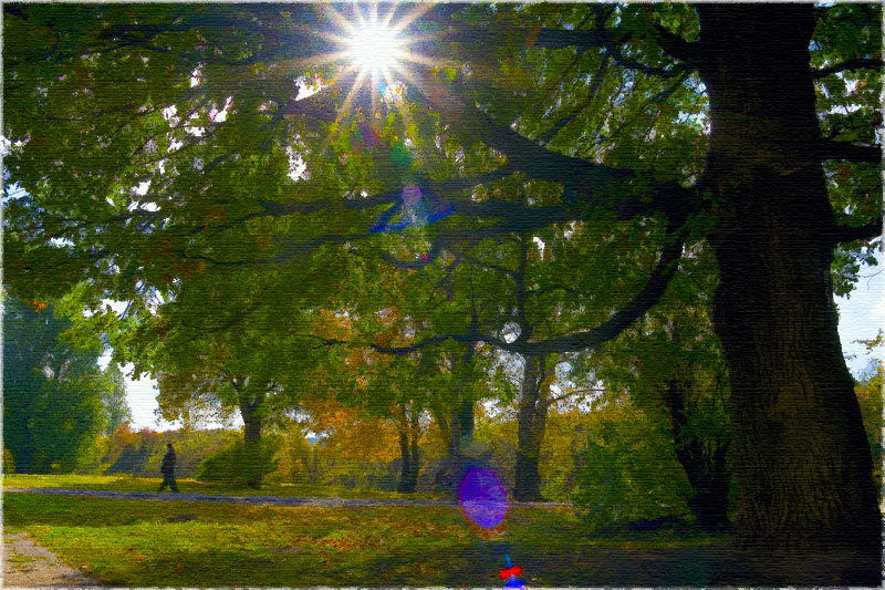 Фото жизнь (light) - Лев Давыдов - мимоходом - Осень и прохожий