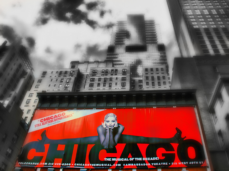 Фото жизнь (light) - Павел Катрич - корневой каталог - Нью-Йорк... Реклама "Чикаго"...