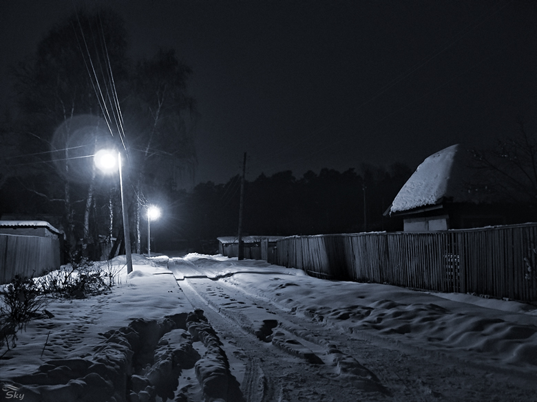 Фото жизнь (light) - Natali Sky - Весь этот снег - Зимней ночью в деревне
