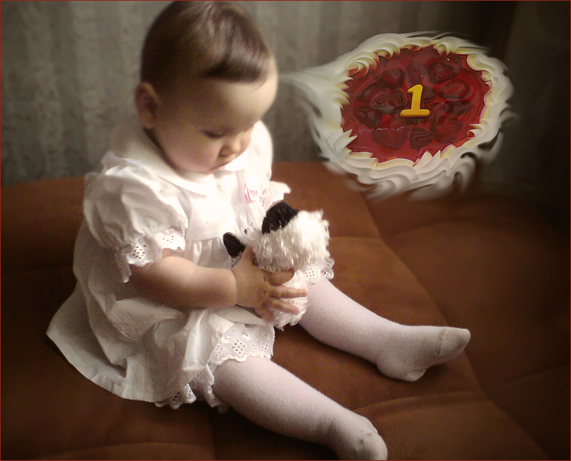 Фото жизнь (light) - Katrusya - KATERINA (Photo Album) - Шуточная. Кате 1 год