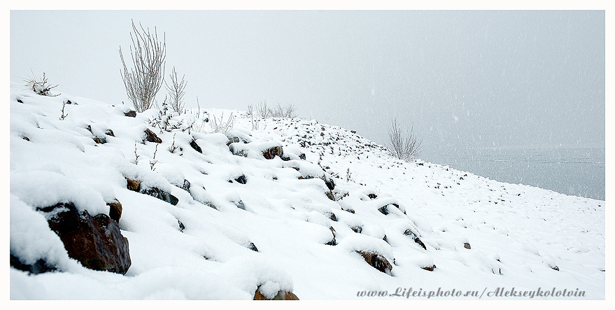Фото жизнь - Алексей Колотвин - Пейзаж - Валуны в снегу