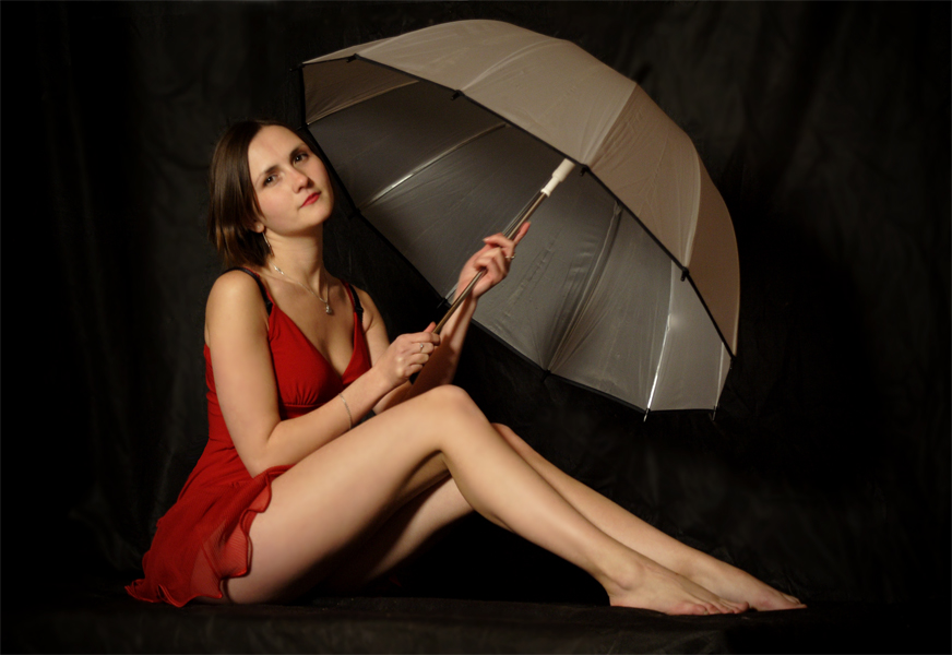 Фото жизнь (light) - Роман Розанов - Веселые картинки - Портрет девушки с зонтом