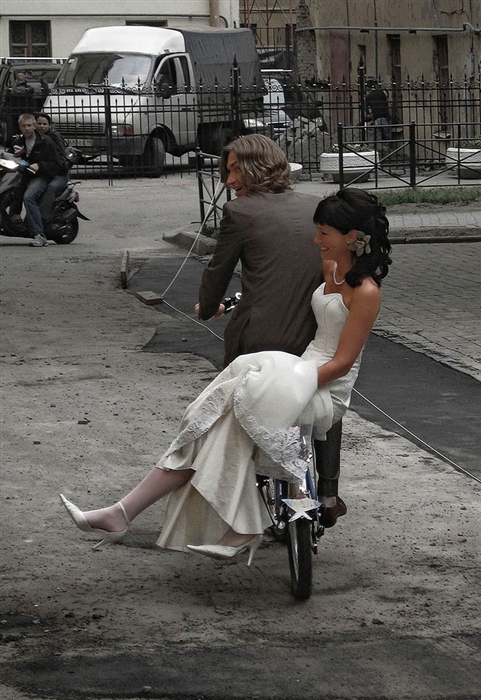 свадебный кортеж