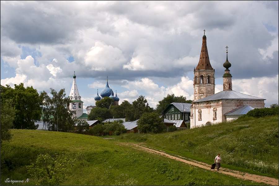 Фото жизнь (light) - Sergeeva N - Суздаль - Суздаль. Вид на Кремль и Никольскую церковь.