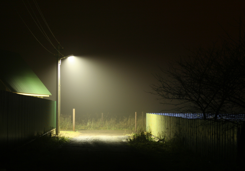 Фото жизнь (light) - Роман Розанов - Пейзаж - Ночь, улица, фонарь.
