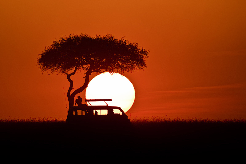 Фото жизнь (light) - Ludmila Yilmaz - Кения - Закат в Масаи-Мара