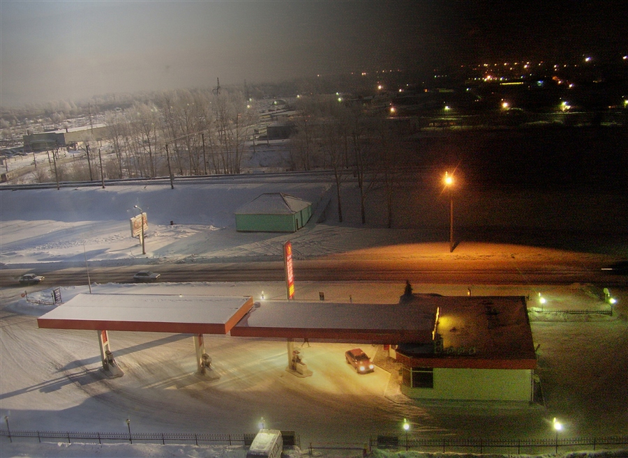 Выпал первый снег