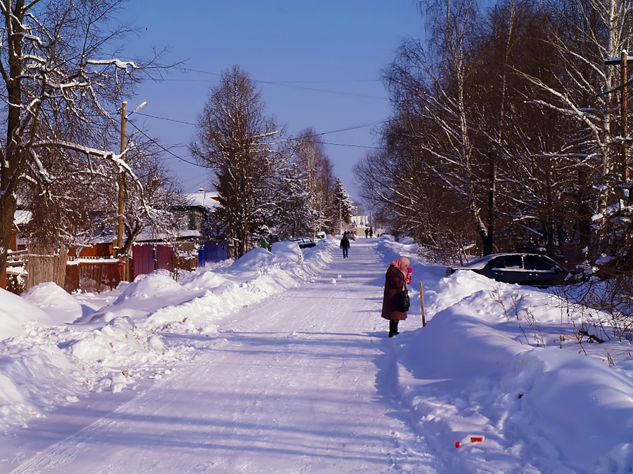 Фото жизнь (light) - Raisa Rare - Российские картинки!  - Тихая зимняя улица провинциального городка. 