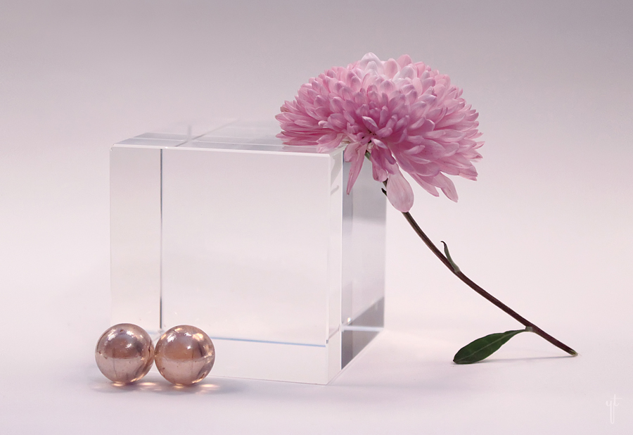 Фото жизнь (light) - de_JUJU - композиция - Куб, цветок и шарыки...)